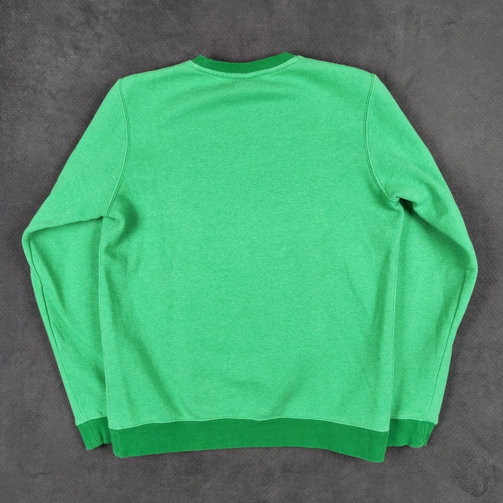 Oregon Ducks Nike Sweatshirt Mens Medium Green Crewneck Pullover OU - Picture 2 of 10